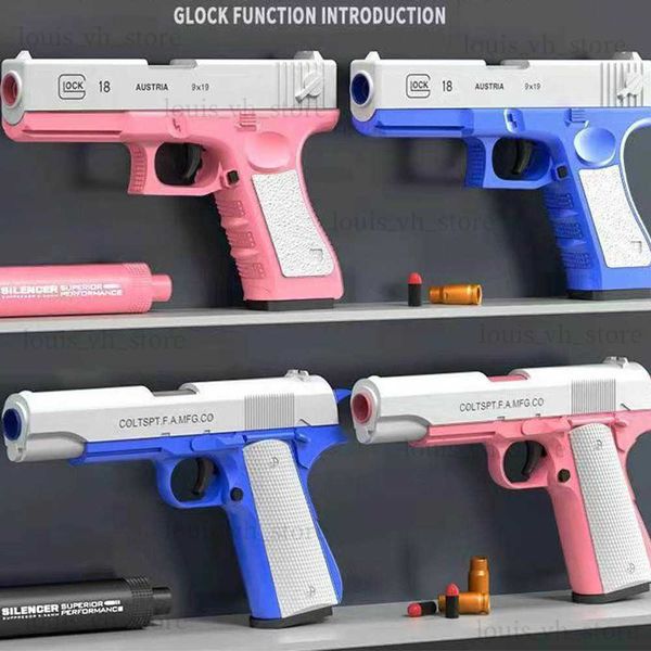 Gun de brinquedo de ejeção de casca para meninos Menores de meninas para crianças DropShipping de presente T230816