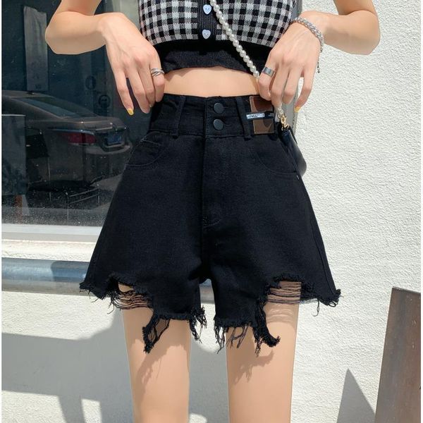 Frauen Jeans Jeans Denim Shorts zerrissen Kurzer Y2K Mode Rockhose Kleidung für Sommer Korean Dongdaemun 2023 Stuff Trendyol