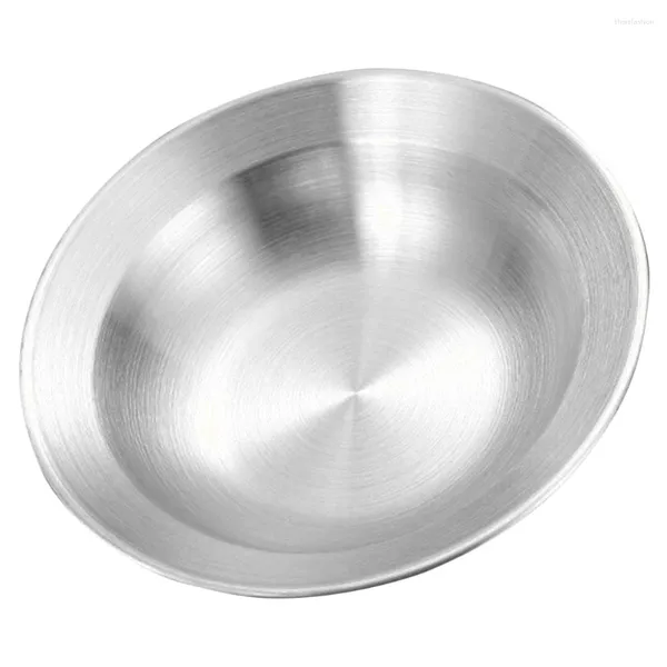 Utensílios de jantar conjuntos de pires de sopa redonda par para mini pós -cozinha salada de utensílios de mesa de mesa de servir bacia coreana placa de armazenamento organizador de tigela