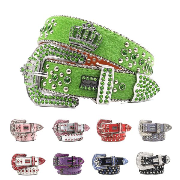 Diamond Lederspiegel Qualität Rock Casual Bling BB Belt Weibliche Designerin für Frau Schnalle Lady Man Mode Luxurys Gürtel Herren Breite 3,8 cm besetzt Strassgürtel