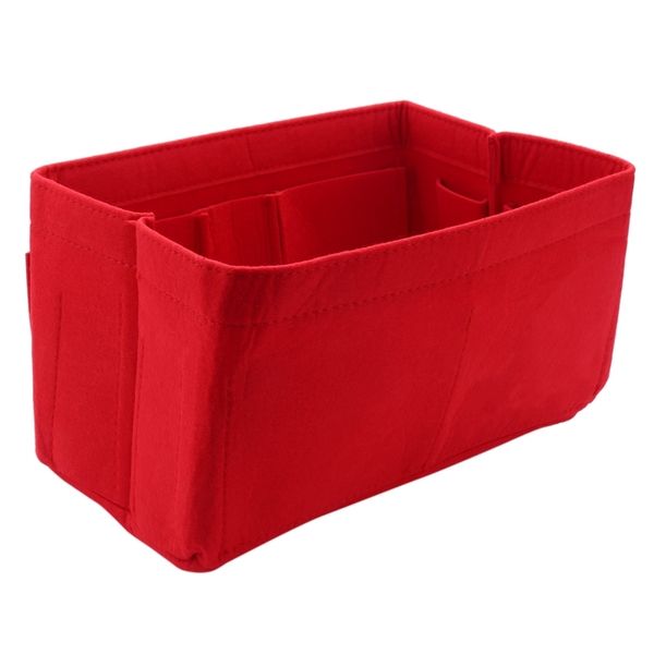 Bolsas de cosméticos organizador de bolsas de armazenamento em casa vermelho Organizador de feld saco de maquiagem de maquiagem de maquiagem interna bolsa portátil Bolsas de cosméticos armazenamento 230815cj