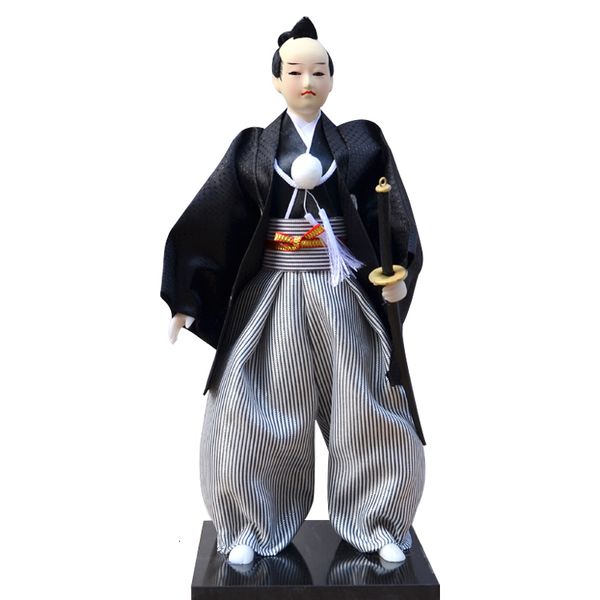 Dekorative Objekte Figuren japanische Ninja -Puppe Samurai Restaurant El Cafe Home Decor Ornamente Geschenke 230815