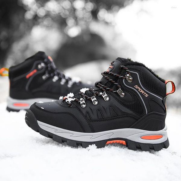 Stivali scarpe da trekking uomini inverno 2023 sneaker all'aperto caviglia casual maniera impermeabile per trekking maschile 36-48