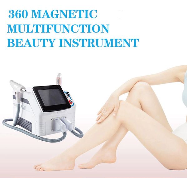 Attrezzatura per salone di bellezza 360 Magneto 2 in 1 Laser ghiacciato permanente Picosecondo Tatuaggio Rimozione del sopracciglio per il sopracciglio IPL Attrezzatura Opt Rimozione IPL con alta qualità