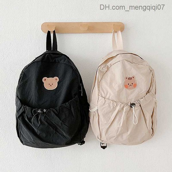 Wickelbeutel koreanischer Stil Rucksack wasserdichtes Kinderbeutel Schwangere Frau Windel Aufbewahrung Windel Overizer Umhängetasche Z230816