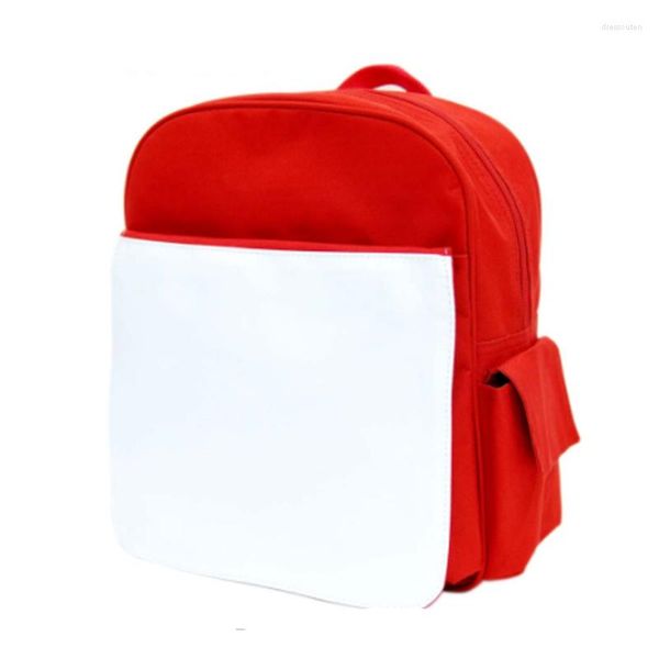 Stume da stoccaggio 2 pcs/lotto sublimazione blank bustbag tinting borse da viaggio da viaggio fai -da -da -te borse da scuola personalizzata per bambini zaino