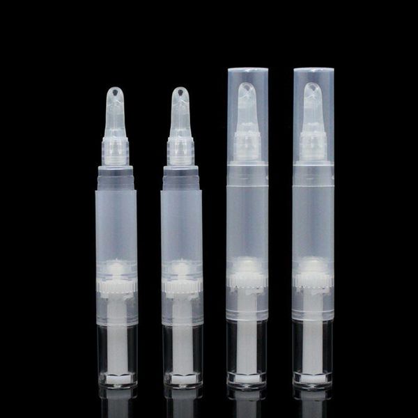 5 ml de luxo vazio torcer caneta cosmética com ponta de silicone batom lip gloss silicone cabeça caneta rotativa para corretivo cutícula de esmalte xppb