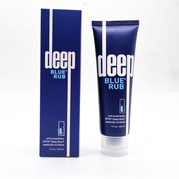 Primeiro de fundação essencial para o óleo Cuidado com a pele do corpo Blue profundo Creme tópico de 120 ml de lotes de aromaterapia creme de massagem