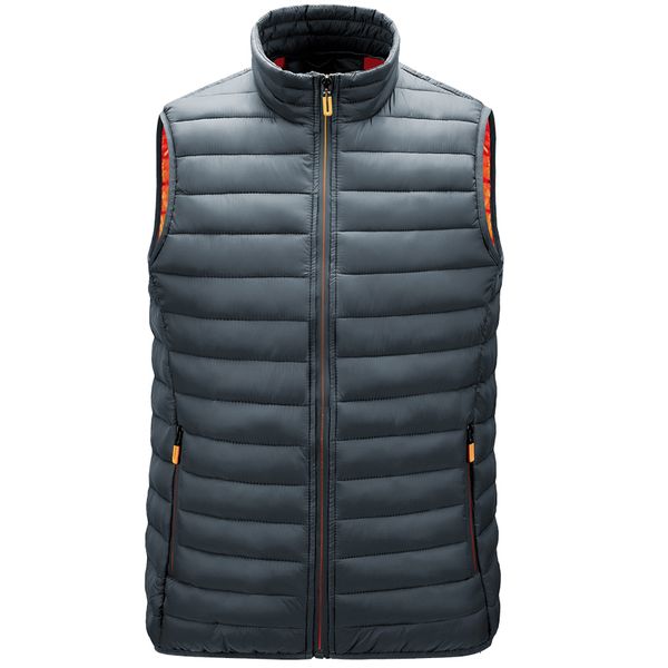 Gilet da uomo Gilet Giacche senza maniche Autunno Uomo Caldo Homme Inverno Casual Gilet di cotone imbottito Chalecos Para Hombre 230815