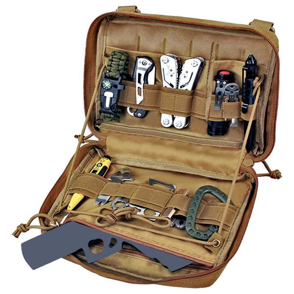 Escalada r molle bolsa militar bolsa emt tático tático ao ar livre emergência acampamento acessórios de caça utilitário kit multitool edc 230815