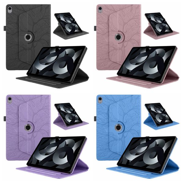 Lucky Tree PU Casal de Couro para iPad 11 Air4 Air5 10.9 5 6 7 8 9 9,7 10,2 10,5 10 Moda Imprima árvores Flip