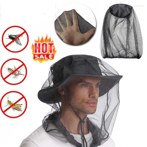 Bandanas 1pcs Anti -Moskito -Insekten -Head -Net -Hut -Cap -Sonnenschutz Fischerei Wanderwanderung Taktische Ausrüstung Gesichtsmaske