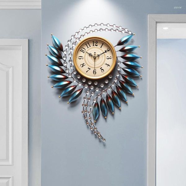 Настенные часы европейский вход Lux Art Clock Home Room Decor Modern Creative Fashionable Mourny Simple и Elegant