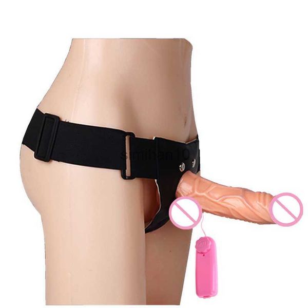 Dildos/Dongs Strap on Dildos Sex Toys for Gay Lesbian Brief Dildo Strap On Ultra Harnet Belt Belt Calcinha vibratória Strapon Products HKD230816