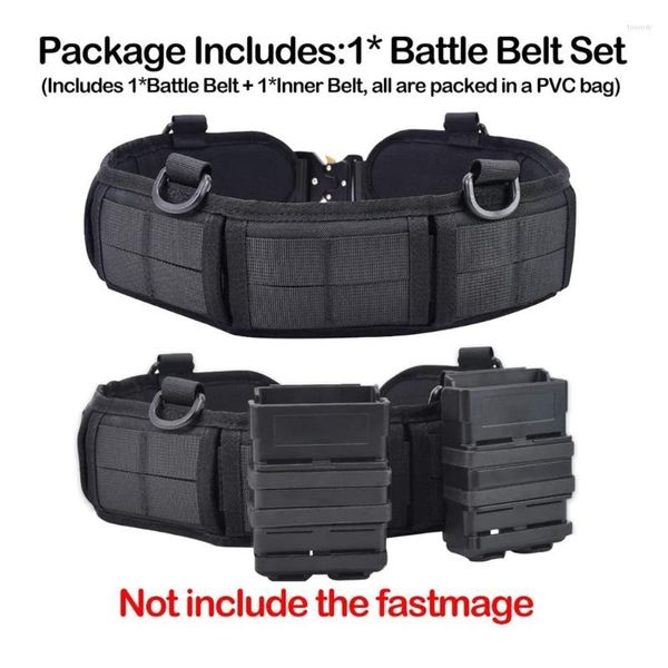 Apoio da cintura Tacticals Batt Belt Raplel Release Multifuncional Pesado para caçar atacado ao ar livre