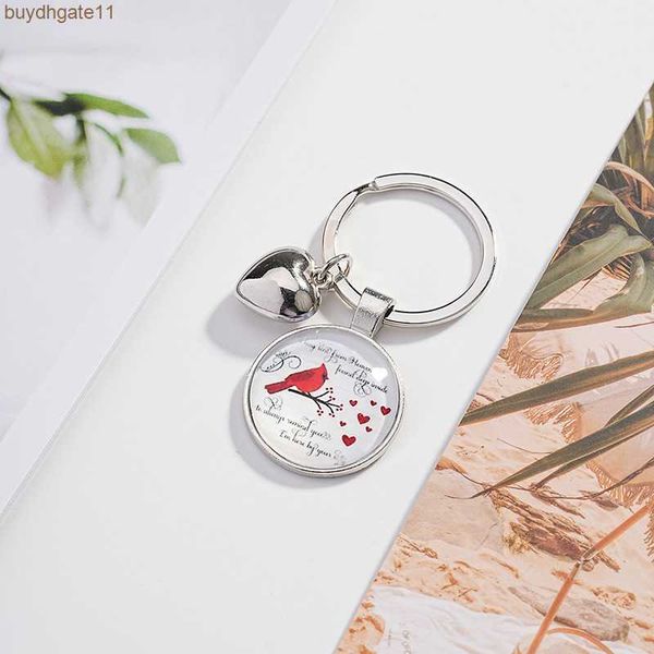 RG5F -Schlüsselringe Red Bischof Bird Keychain Kreative personalisierte Bischofschlüsselringanhänger