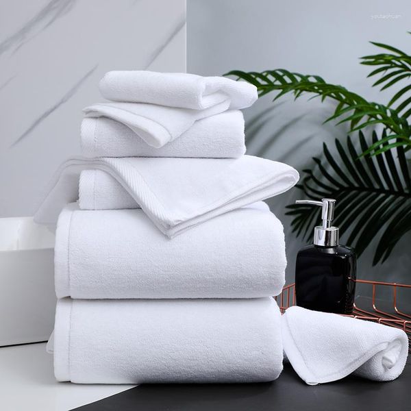 Asciugamano 1pcs tessuto di cotone in microfibra morbido bianco el asciugamani lavati per lavare terry portatile piccolo W009