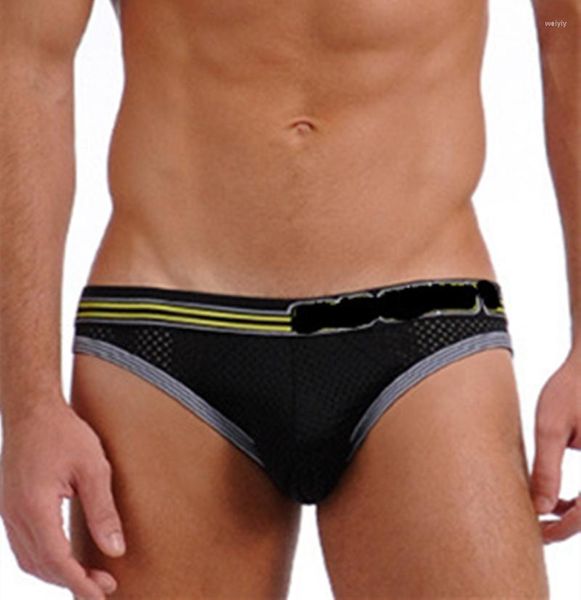 Unterhose Männer sexy seidige Briefs Unterwäsche Kleidung Männer männlich schnell trocken