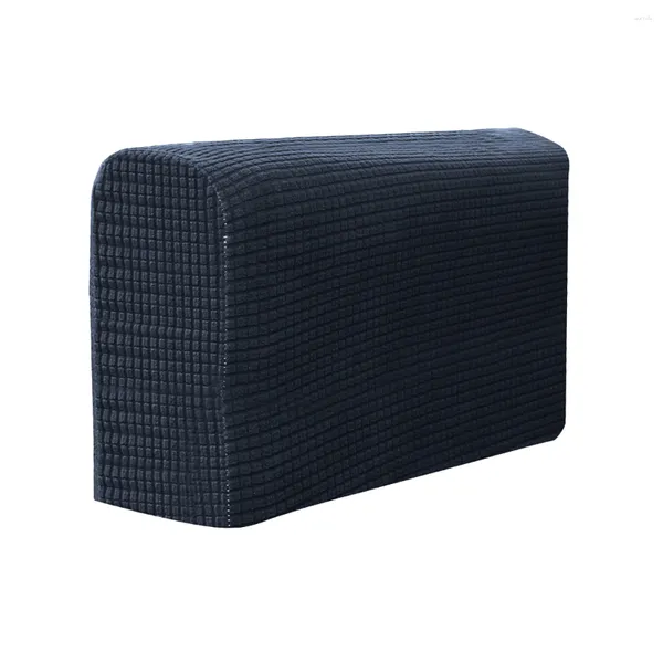 Coperture per sedie 2 pezzi divano elastico di divano bracciolo set asciugamani laterali tessuti per l'ufficio di casa (grigio scuro)