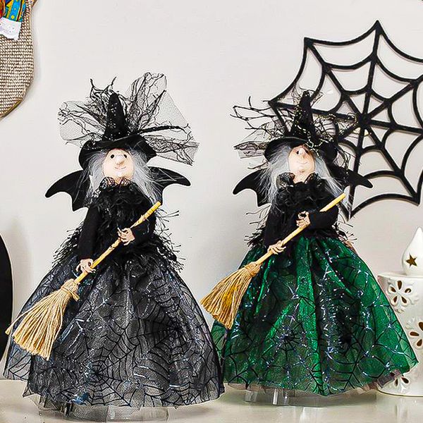 Objetos decorativos Creative Halloween Decor Ghost Festival Doll Doll Tree Top Star Desktop Ornamentos