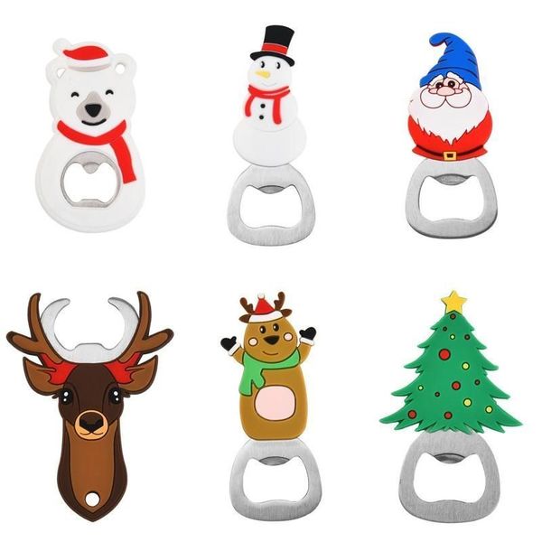 UPS Portable Christmas Bottle Aprile in acciaio inossidabile Snowman di Natale Orso Orso Babbo Natale Strumento da cucina Regalo di Natale 8.16