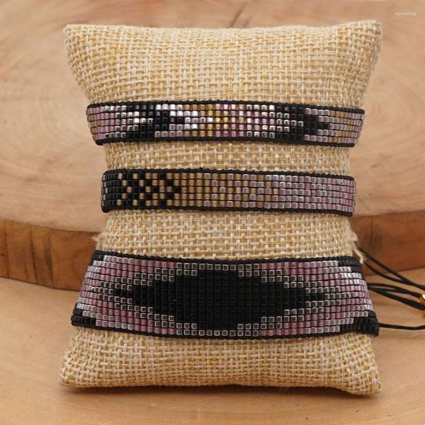 Bracelets de charme yastyt miyuki mexicano para mulheres pulseira feita de jóias artesanais Bracelete de padrão de jóias ajustáveis