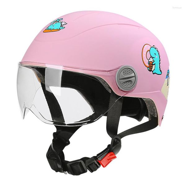 Мотоциклетные шлемы 2023 Детский шлем Симпатичный электромобиль Все сезон
