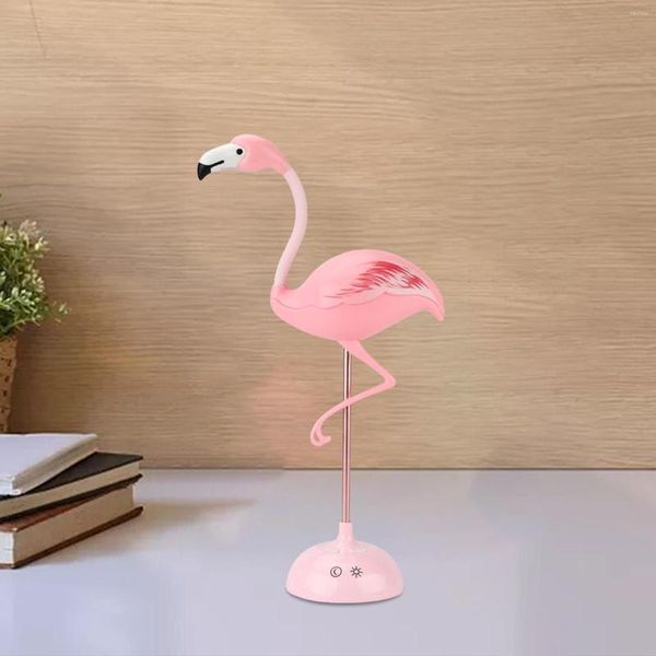 Luci notturne lampada da comodino decorativo flamingo led per decorazione del dormitorio