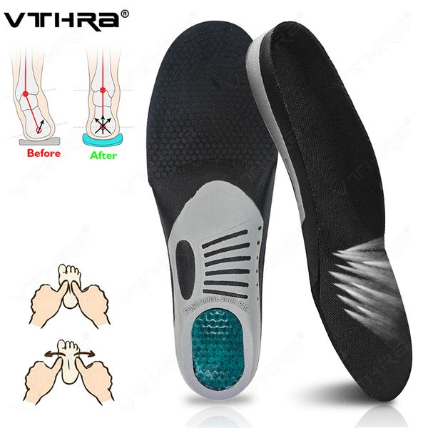 Acessórios para peças de sapatos VTHRA PEDRO PEDO PRONTO ORTHOPÉDICO PARA APROÇÃO APARCIMENTO DE SOLES SOLES SOLES SOLES PODOS PARA OS SAPATOS Inserir Pad Plantar Fasciitis Man Women 230815