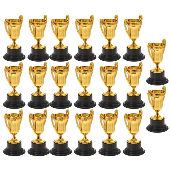 Objetos decorativos Trophy Trophies Cup Award Kids Plastic Mini Awards Copo Gold Recompensa Prêmio Prêmio de Partido Esportivo Vencedor de Baseball de Baseball Golden 230815