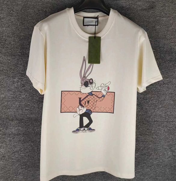 Camiseta de luxo para homem mulher marca desiger com letra adorável verão camiseta camisetas roupas de moda s-xl