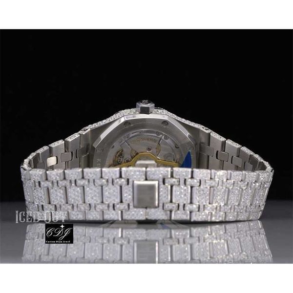 Orologi di alta qualità Iced Outterna Moissanite Diamond Custom Watch Luxury Busto Down Diamond Watch for Men Watch Jewelry