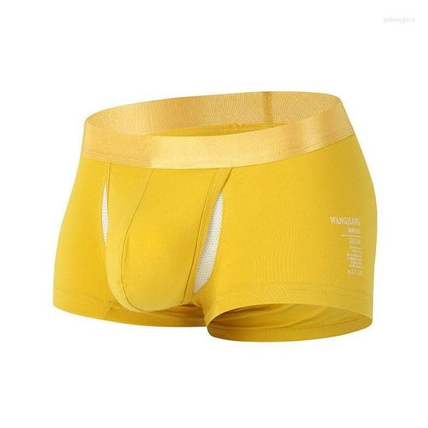 Poltas de cuecas Moda Big Penis Bag masculina Boxadores de roupas separadas de algodão respirável absorvendo confortável entrega de gota de cintura dhqr9