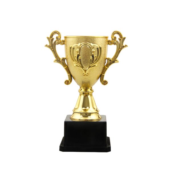 Objetos decorativos Figuras 1pc 143cm Trophy Plastic Trophy Kids Sports Competition Award Toy With Base for School Gindergarten Champion Cup Medal 230815