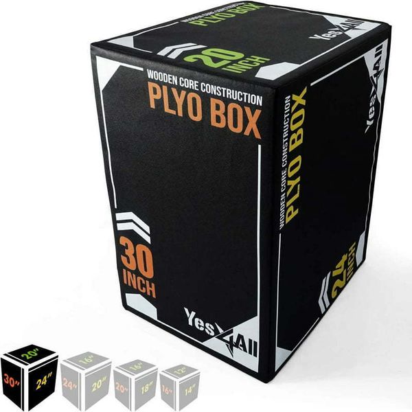 Altri articoli sportivi Soft Plyo Box Schiuma in legno per esercizio CrossFit 30 