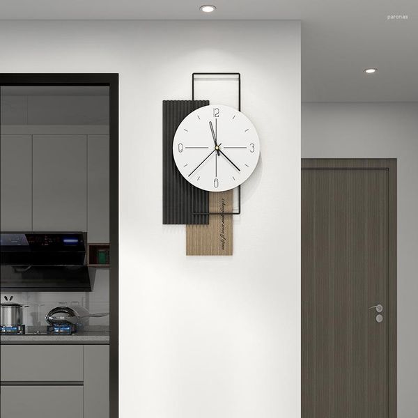 Orologi da parete moderna semplice e lussuosa soggiorno orologio casa creativo decorazione decorativa creativa decorazione in metallo 3d