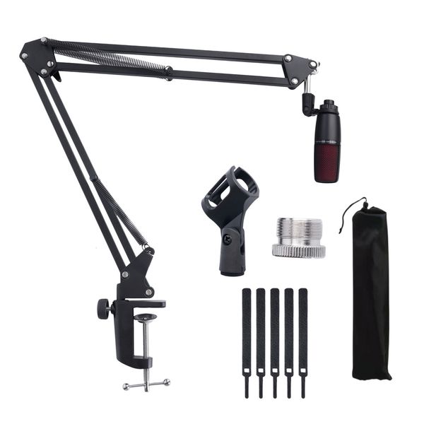 State flash Registrazione estendibile Porta microfono Sospensione BOOM ARM ARM ARM con tavolo a clip Mic Clamp di montaggio 230816