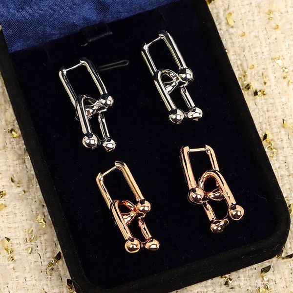 Charm Classic Selling 925 Sterling Silver U shaped Earrings for Women Elegant and Simple Fashion Brand Party Luxury Jewelry 230816