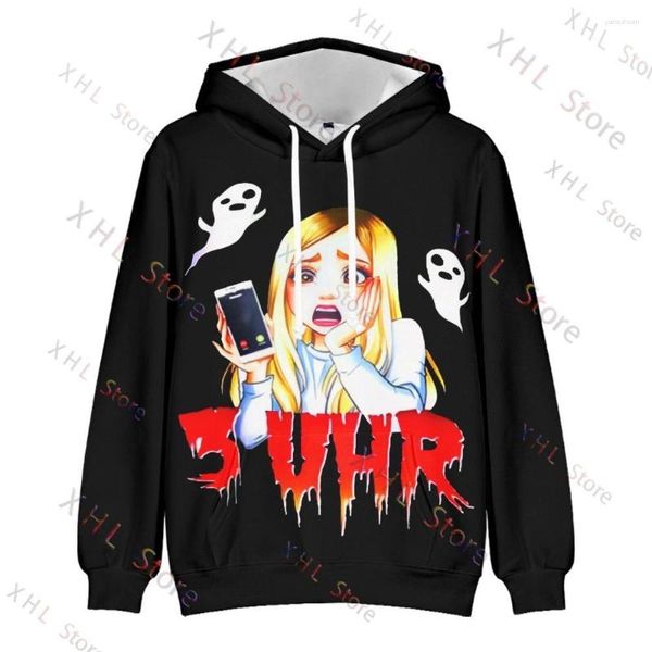 Erkek Hoodies 2023 Rebekah Wing Madch Beki Fluffy 3D Hoodie Uzun Kollu Teenage Harajuku Street Giyim Kids Kawaii Tops Y2K Giysileri