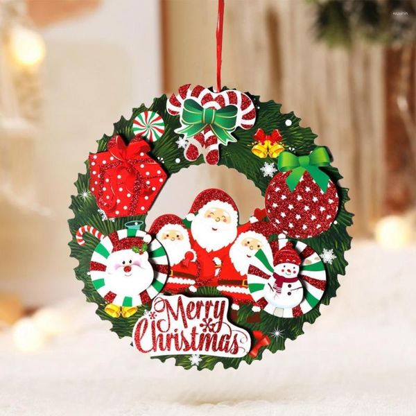 Рождественские украшения домашний декор привлекательный бумажный подвес