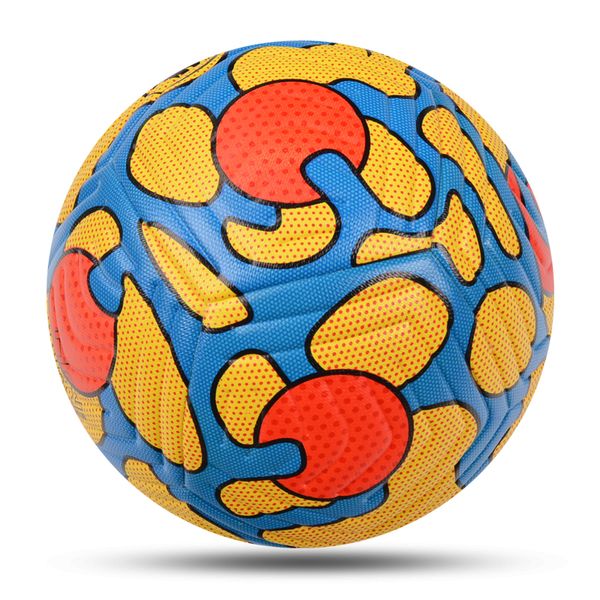 Balls Soccer Ball Professional Dimensioni di alta qualità Dimensione 5 MATERIALE PU FOOTTINO OUTDOOR GOVSAGGIO GIARLA IN GIARLA IN FUCBOL SEASTERE 230815