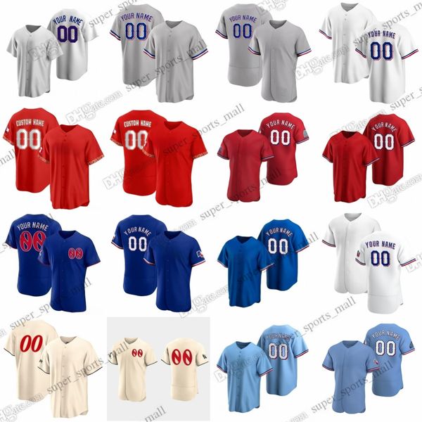 31 Max Scherzer Özel Beyzbol Formaları Corey Seager Nolan Ryan Jacob Degrom Anderson Burke Chapman Dunning Duran Eovaldi Garver Grey Grossman Dikişli Jersey