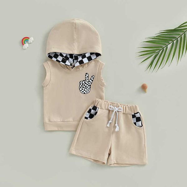 Conjuntos de roupas para bebês crianças meninos regata jeans shorts conjunto de roupas casuais de verão
