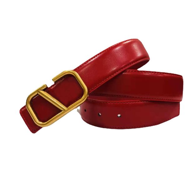 Cinturón con hebilla en V de bronce, cinturón de diseñador de piel de vaca múltiple, venta de rebajas, Cinturon Lujo, cinturón ostentoso con letras para mujer para vestido de Jeans