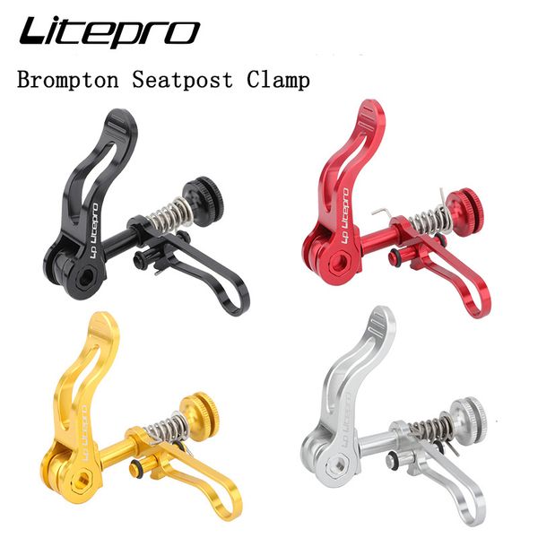 Gruppi di biciclette Litepro per brompton pieghevole bici morsetto sedile morsetto Ultralight 36G Asse bicicletta Post 230815