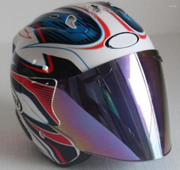 Motorradhelme Open Face 3/4 Helm SZ- 3 Blaues Zyklus Dirt Racing und Kart Schutzkapazete