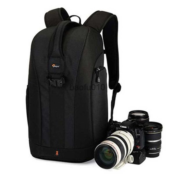 Acessórios para bolsas de câmera Bag de câmera LowePro novo Flipside 300 Digital SLR Saco de fotografia sem espelho Backpachas+ Todo o clima HKD230817