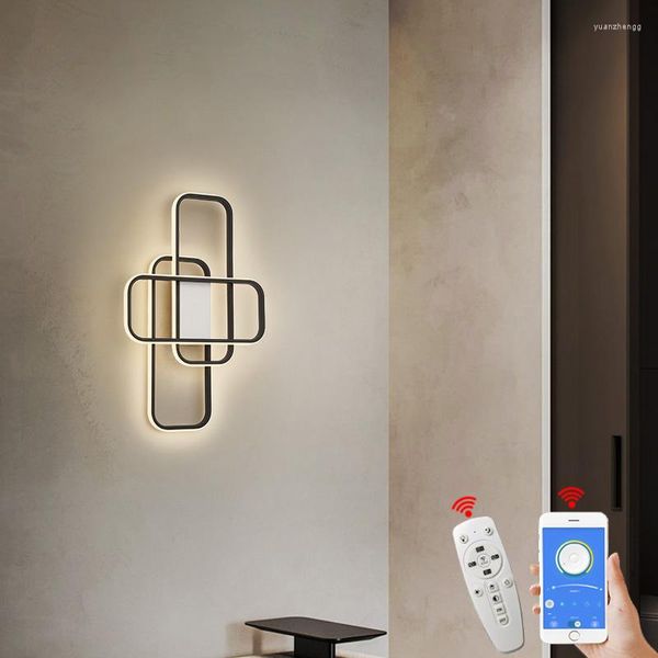 Lampade a parete Luci a led moderne Sconce per comodino camera da letto decorazione per soggiorno Dimminge decorazione 110V 220V