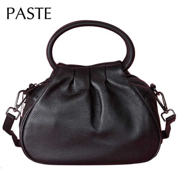 Hobo elegante bolsa de mão de anel de couro macio elegante bolsa de luxo de bolsa de luxo, bolsa diária, bolsa de crossbody saco fêmea hkd230817