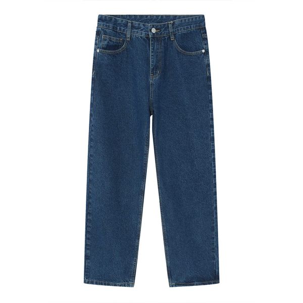 Calça jeans masculina calça jeans calça de calça de espessura masculina de roupas ultra-religiosas de roupas masculinas de lápis casual azul preto 20230817